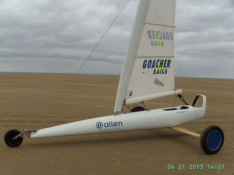 Allen Brothers sponsor land yachting sailor Jake Cookson photo copyright Allen Brothers taken at Weymouth & Portland Sailing Academy and featuring the  class