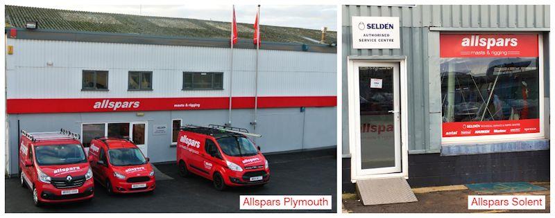 The two Allspars locations photo copyright Allspars taken at  and featuring the  class