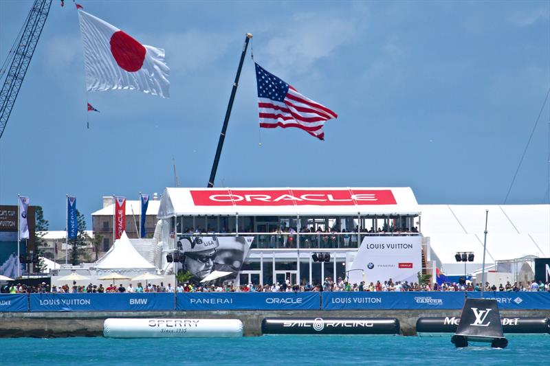 America's Cup Village and VIP area - Bermuda photo copyright Richard Gladwell taken at  and featuring the ACC class