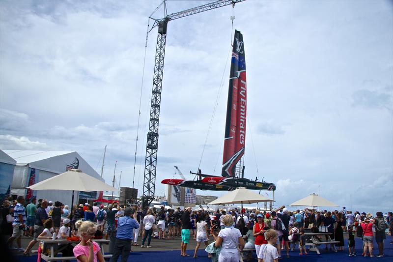 Fan appreciate being able to get close to their teams - a feature that must be incorporated into America's Cup base planning - photo © Richard Gladwell