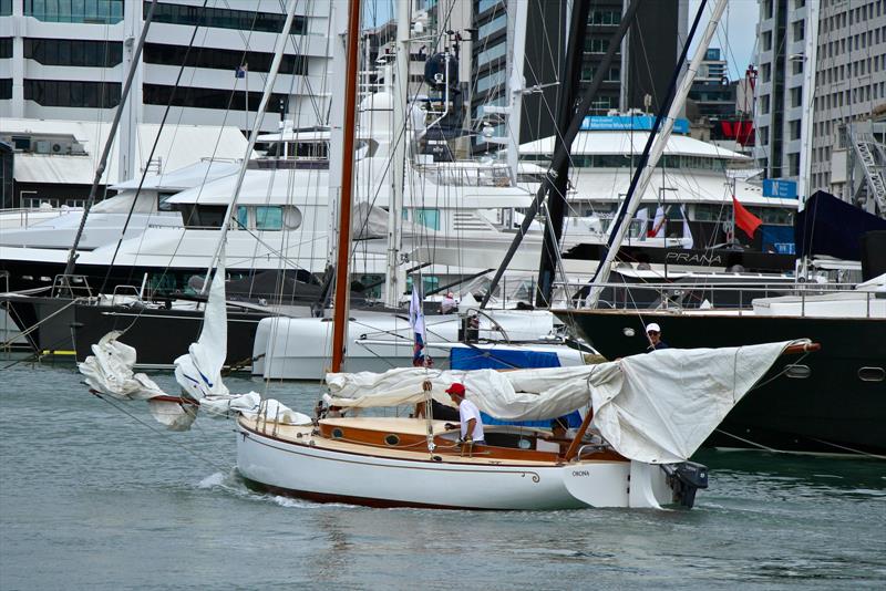 The `Mullet Boat` was the backbone of Auckland's tradtional fishing fleet which has long departed and their ambience has been replaced with superyachts, tankers and trawlers - photo © Richard Gladwell