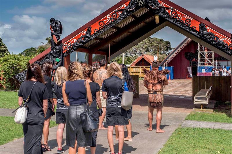 Emirates Team New Zealand paid a special visit to Ngati Whatua Orakei with the Americas Cup to celebrate a relationship that has endured for almost as long as the team itself., Saturday March 3, 2018 photo copyright Hamish Hooper / ETNZ taken at Royal New Zealand Yacht Squadron and featuring the ACC class