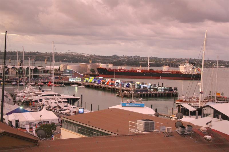 America's Cup base location views - Halsey Wharf and Hobson Wharf - photo © Richard Gladwell