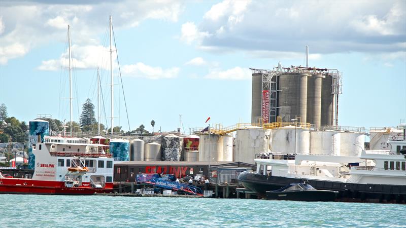 The Tank Farm - white tanks all to be removed before base construction can commence photo copyright Richard Gladwell taken at New York Yacht Club and featuring the ACC class