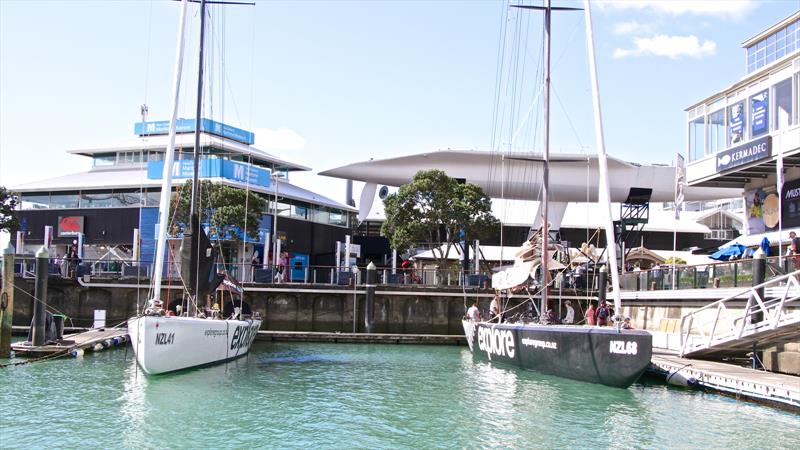 America's Cup Hub, Downtown Auckland photo copyright Richard Gladwell taken at New York Yacht Club and featuring the ACC class