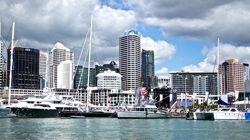 Downtown Auckland - each new building that is erected restricts others views photo copyright Richard Gladwell taken at New York Yacht Club and featuring the ACC class