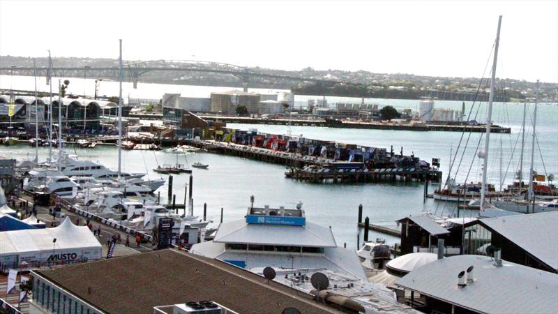 Halsey Street Wharf with the Volvo OR Bases on it photo copyright Richard Gladwell taken at New York Yacht Club and featuring the ACC class