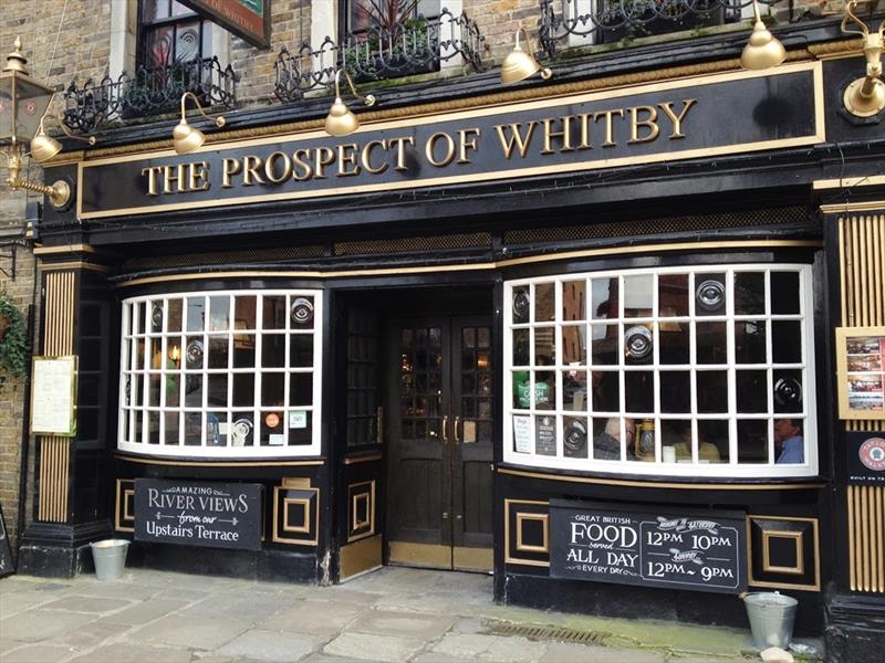 The street frontage of the Prospect of Whitby - venue for the announcement of the INEOS Team GB Challenge - photo © Buisson International