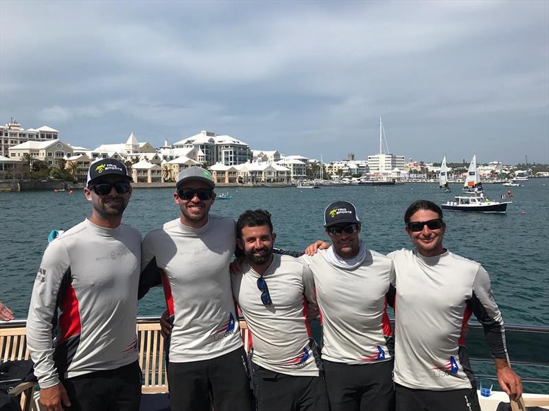 The USone/Team USA 21 line-up at the Argos Bermuda Gold Cup photo copyright USAone taken at Royal Bermuda Yacht Club and featuring the ACC class