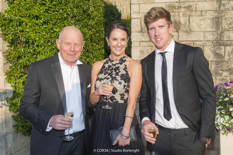 Grant Dalton, CEO Emirates Team New Zealand Peter Burling, Helmsman Emirates Team New Zealand - America's Cup Hall of Fame Induction, Royal Yacht Squadron, Cowes IOW, August 31, 2018 - photo © Carlo Borlenghi