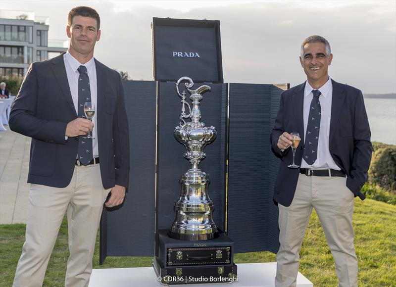 Vistors from Hawkes Bay  - America's Cup Hall of Fame Induction, Royal Yacht Squadron, Cowes IOW, August 31, 2018 photo copyright Carlo Borlenghi taken at Royal Yacht Squadron and featuring the ACC class