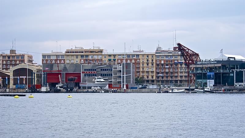 Luna Rossa base in Valencia at the time of the 2010 America's Cup - photo © Richard Gladwell