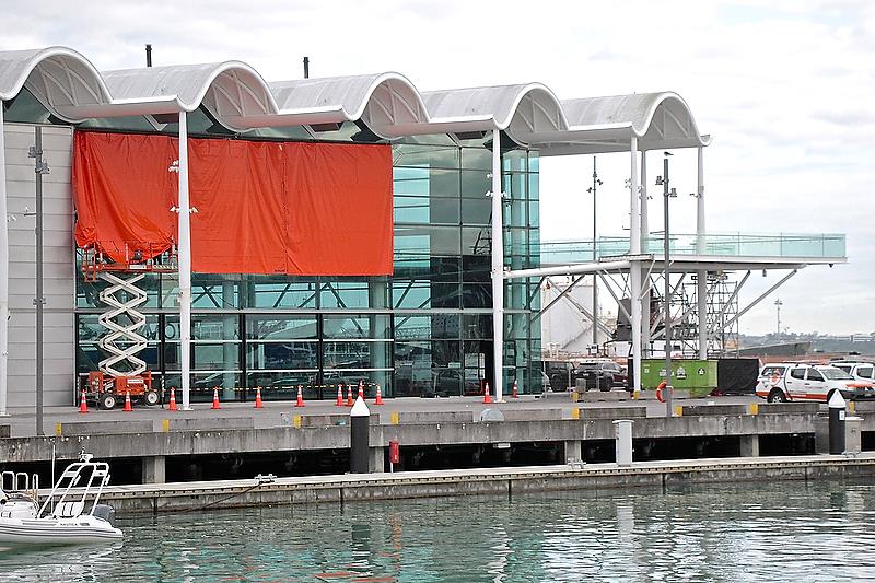 Former Viaduct Events Centre now ETNZ base - Auckland - October 25, 2018 - photo © Richard Gladwell