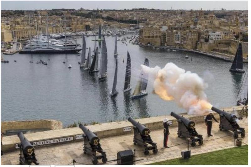 Royal Malta Yacht Club gets underway in 36th America's Cup - photo © Rolex / Carlo Borlenghi
