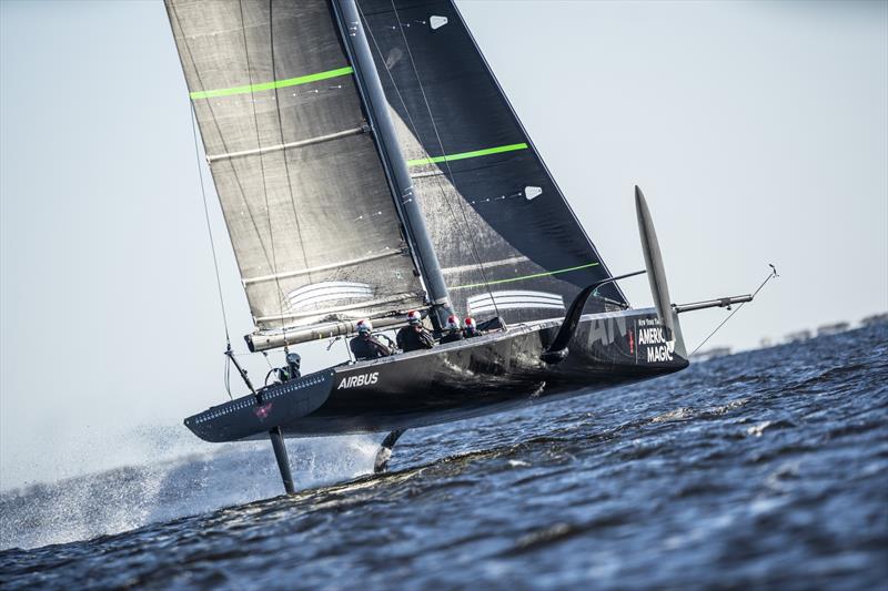 First day of sailing in Pensacola, Florida photo copyright Amory Ross taken at New York Yacht Club and featuring the ACC class