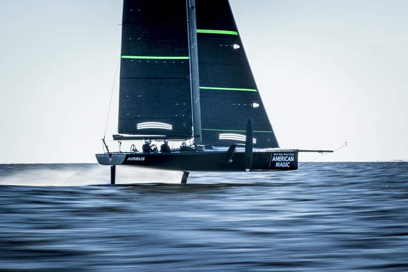 American Magic 38 Mule sails in Pensacola. Day 2 of first camp in FL. - photo © Will Ricketson