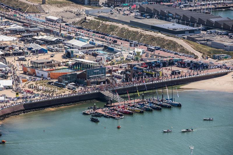 Scheveningen where Team The Netherlands is to establish an America's Cup Base was the venue for the Finish of the Volvo Ocean Race in June 2018 - photo © Jen Edney / Volvo Ocean Race