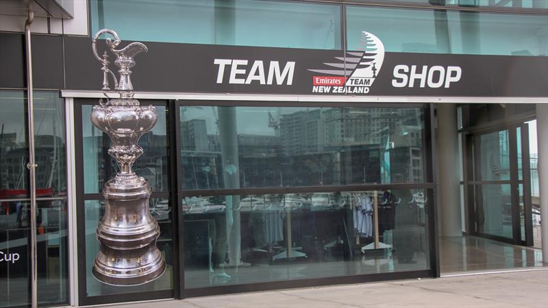 Emirates Team New Zealand shop - America's Cup Bases, Auckland, March 8, 2019 - photo © Richard Gladwell