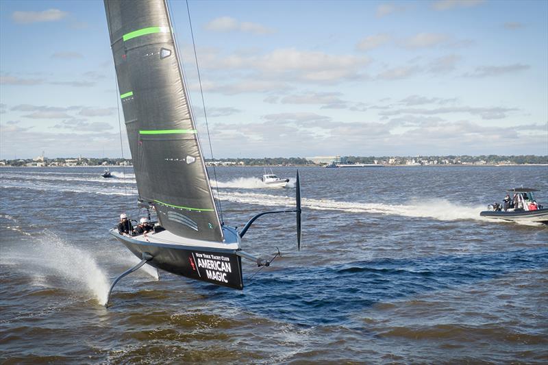 American Magic's AM38 test boat - photo © Amory Ross / American Magic