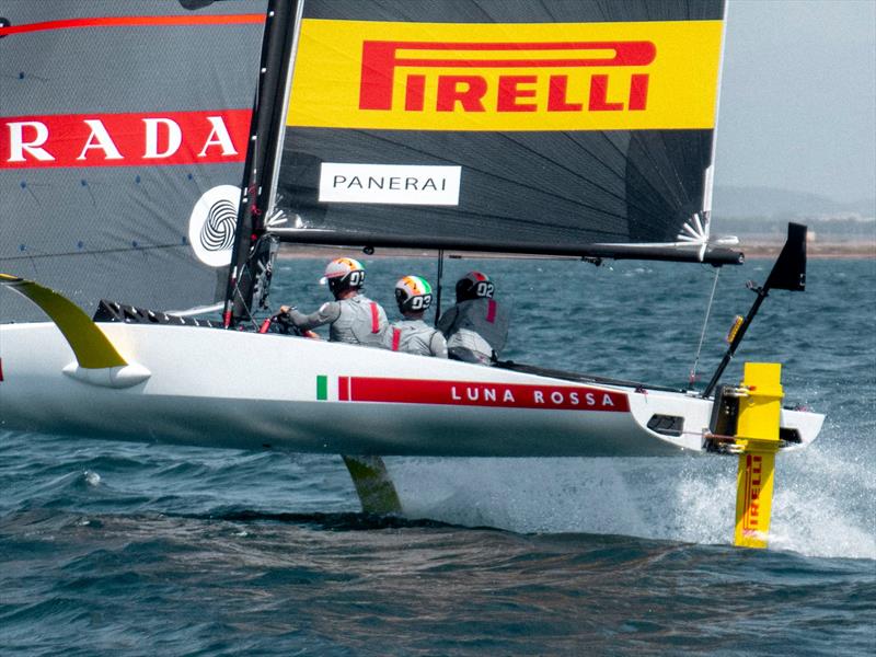 Luna Rossa sail their three man prototype - Luna Rossa Prada Pirelli Challenge for the 36th America' Cup - photo © Luna Rossa