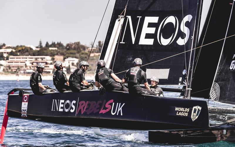 INEOS Rebels started is now used for all sailing crew for AC75 race boat training photo copyright INEOS Team UK taken at Royal Yacht Squadron and featuring the ACC class