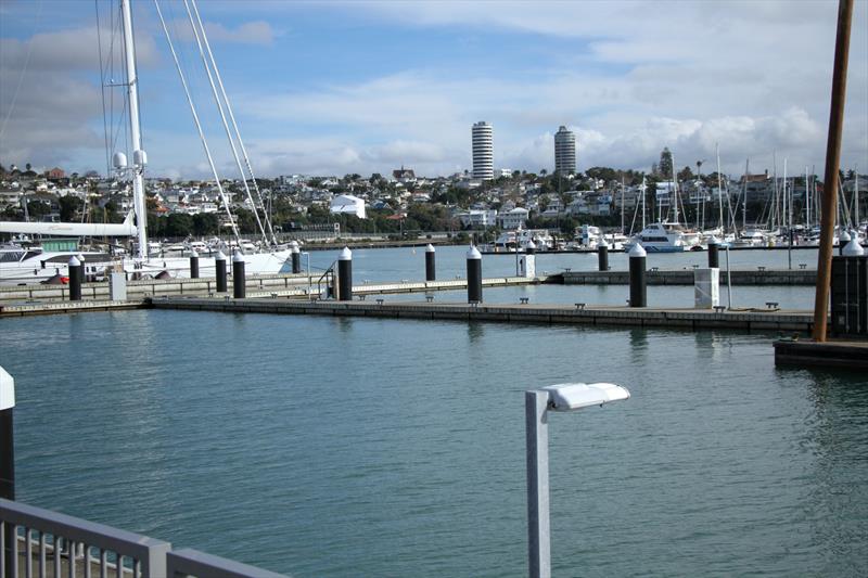 New superyacht berths - America's Cup Base development - Auckland - Wynyard Edge Alliance - July 25, 2019 photo copyright Richard Gladwell, Sail World NZ taken at Royal New Zealand Yacht Squadron and featuring the ACC class