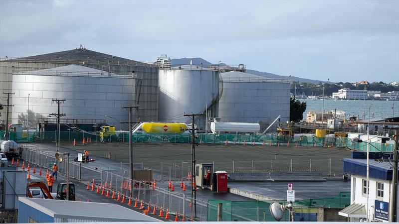 - America's Cup Base Construction - July 26, 2019 photo copyright Richard Gladwell taken at Royal New Zealand Yacht Squadron and featuring the ACC class