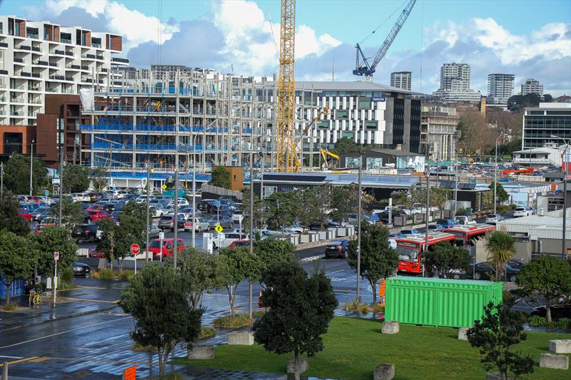 - America's Cup Base Construction - July 26, 2019 photo copyright Richard Gladwell taken at Royal New Zealand Yacht Squadron and featuring the ACC class