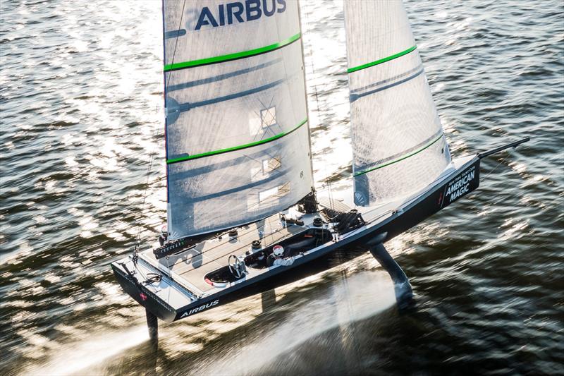 The AC75 used a different cockpit layout from The Mule - American Magic  photo copyright Amory Ross taken at New York Yacht Club and featuring the ACC class