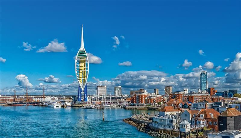 Portsmouth UK is expected to be the venue for the second America's Cup World Series venue photo copyright Visit Hampshire taken at Portsmouth Sailing Club and featuring the ACC class