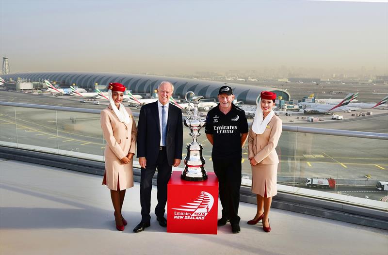 Emirates will be the Official Airline for the 36th America's Cup and naming sponsor of the second America's Cup World Series event in Portsmouth photo copyright Emirates Team New Zealand taken at Royal New Zealand Yacht Squadron and featuring the ACC class