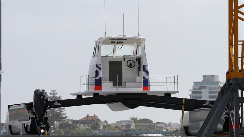 America's Cup - ETNZ Media / TV boat - January 7, 2020 photo copyright Richard Gladwell / Sail-World.com taken at Royal New Zealand Yacht Squadron and featuring the ACC class