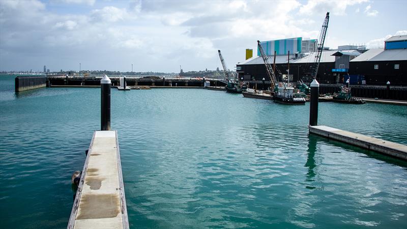 Luna Rossa AC75 and chase boat berthing area is near complete- America's Cup Construction - January 7, 2019 photo copyright Richard Gladwell / Sail-World.com taken at Royal New Zealand Yacht Squadron and featuring the ACC class