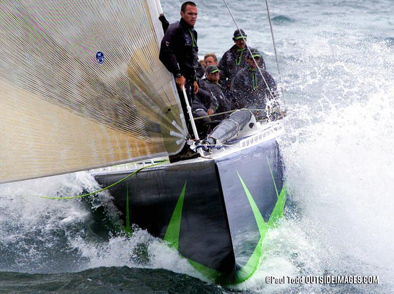 AmericaOne was defeated by Luna Rossa in the toughest ever Challenger Final - 2000 America's Cup - March 2000 - Waitemata Harbour - Auckland - New Zealand photo copyright Paul Todd/Outside Images taken at Royal New Zealand Yacht Squadron and featuring the ACC class