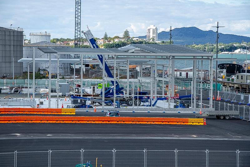 Base construction - INEOS Team UK - March  photo copyright Richard Gladwell, Sail-World.com / nz taken at Royal New Zealand Yacht Squadron and featuring the ACC class