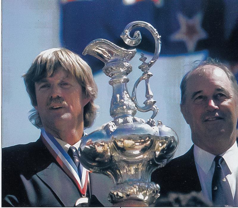 Peter Blake - America's Cup, San Diego, May 1995 photo copyright Sally Simins taken at San Diego Yacht Club and featuring the ACC class