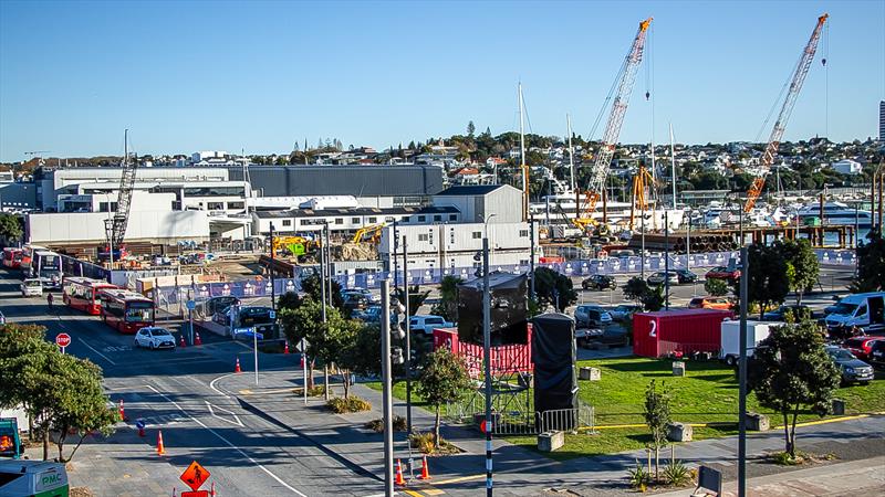 The new Orams superyacht facility under construction in Auckland - May 20, 2020 - photo © Richard Gladwell / Sail-World.com