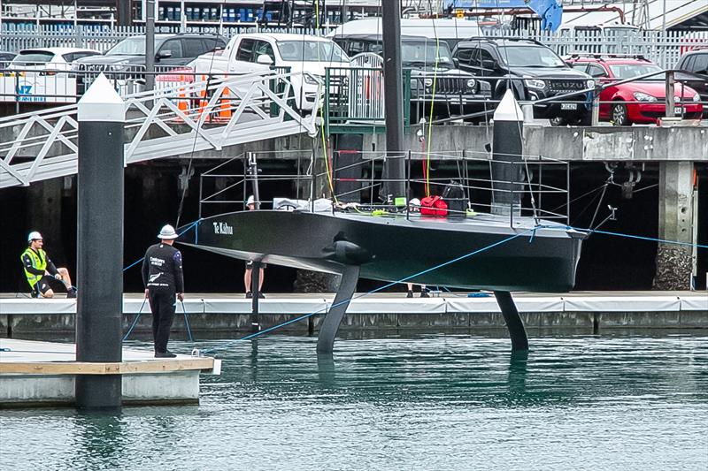 Te Kahu - Emirates Team NZ - America's Cup Bases - Auckland - June 16, 2020. Te Kahu was also scaled to suit the AC75 rule - photo © Richard Gladwell / Sail-World.com