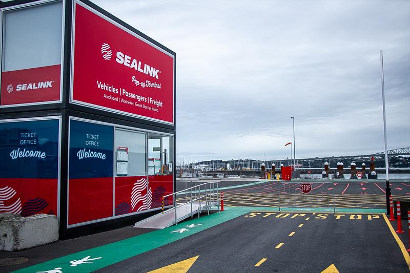 New Sealink terminal - America's Cup Bases - Auckland - June 16, 2020 photo copyright Richard Gladwell / Sail-World.com taken at Royal New Zealand Yacht Squadron and featuring the ACC class
