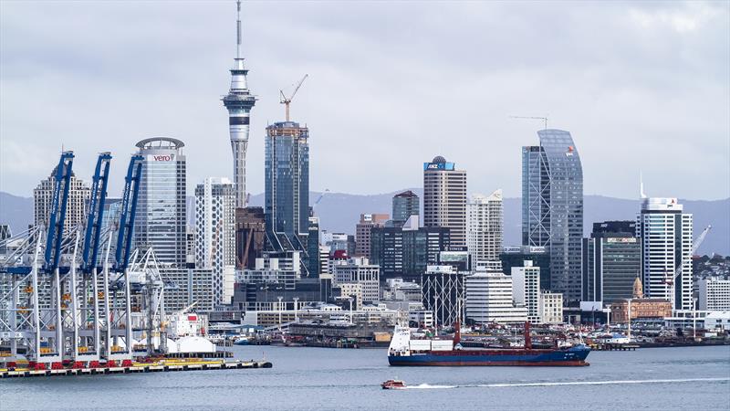 American Magic arrives in Auckland - June 29, 2020 photo copyright Richard Gladwell / Sail-World.com taken at Royal New Zealand Yacht Squadron and featuring the ACC class