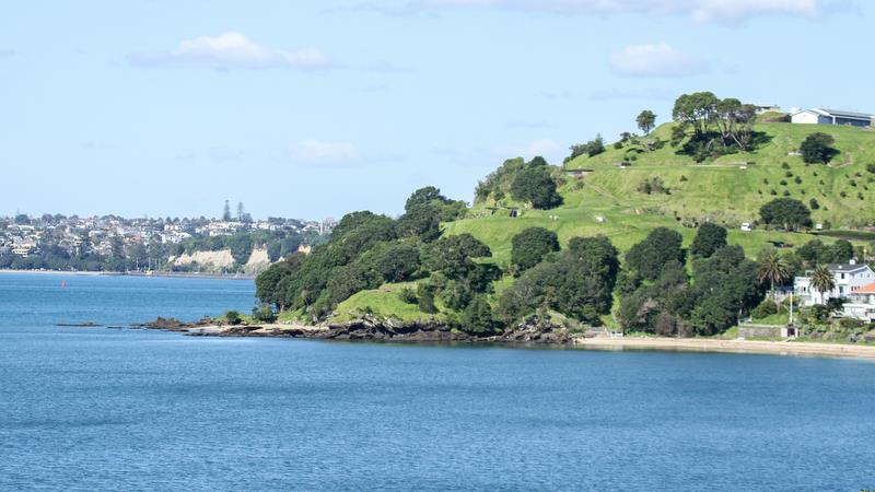 North Head, Devonport is in the middle of Course C, and will be a prime vantage point for Cup fans photo copyright Richard Gladwell / Sail-World.com taken at  and featuring the ACC class