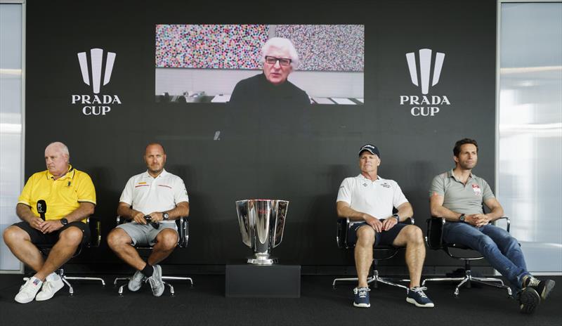 Mr Bertelli addresses the Media Conference - Prada Cup - Auckland - January 14, 2021 - 36th America's Cup presented by Prada - photo © Carlo Borlenghi / Luna Rossa