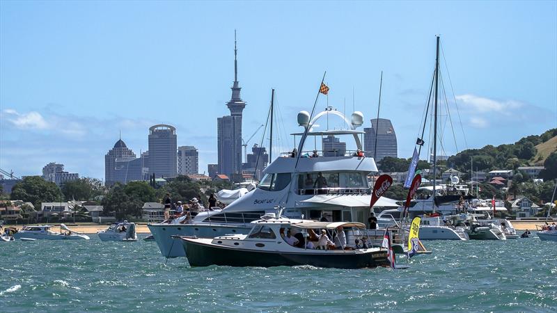 Spectator craft - Waitemata Harbour - America's Cup 36 - photo © Richard Gladwell / Sail-World.com