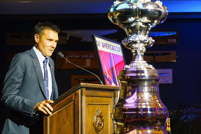 Aaron Young - 2021 America's Cup Hall of Fame Induction Ceremony, March 19, 2021 - Royal New Zealand Yacht Squadron photo copyright Luca Butto Studio Borlenghi taken at Royal New Zealand Yacht Squadron and featuring the ACC class