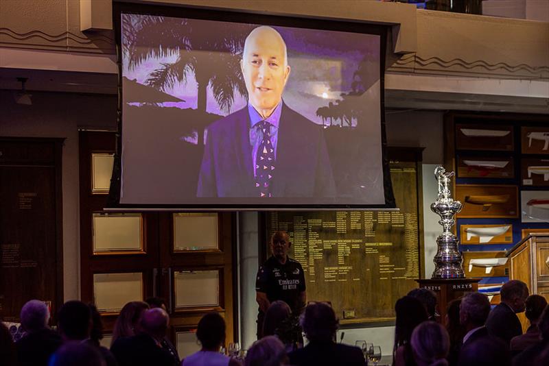 Ed Baird - 2021 America's Cup Hall of Fame Induction Ceremony, March 19, 2021 - Royal New Zealand Yacht Squadron - photo © Gilles Martin-Raget
