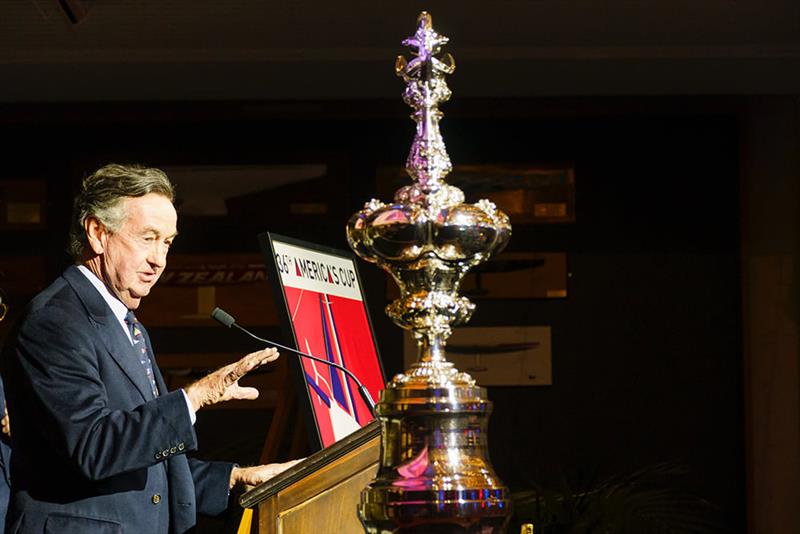 Sir Michael Fay - 2021 America's Cup Hall of Fame Induction Ceremony, March 19, 2021 - Royal New Zealand Yacht Squadron - photo © Luca Butto Studio Borlenghi