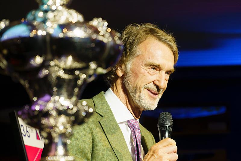Sir Jim ratcliffe - 2021 America's Cup Hall of Fame Induction Ceremony, March 19, 2021 - Royal New Zealand Yacht Squadron photo copyright Luca Butto Studio Borlenghi taken at Royal New Zealand Yacht Squadron and featuring the ACC class