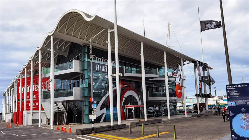 Emirates Team New Zealand base - June 2021 - photo © Richard Gladwell / Sail-World.com