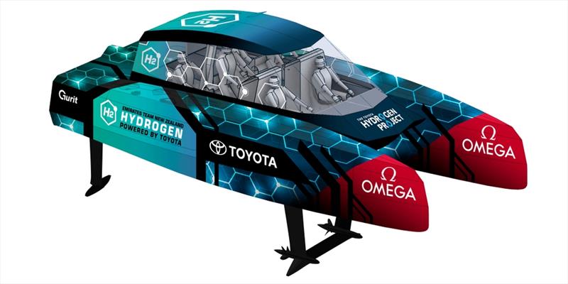 America's Cup hydrogen powered chase boat - photo © Emirates Team New Zealand