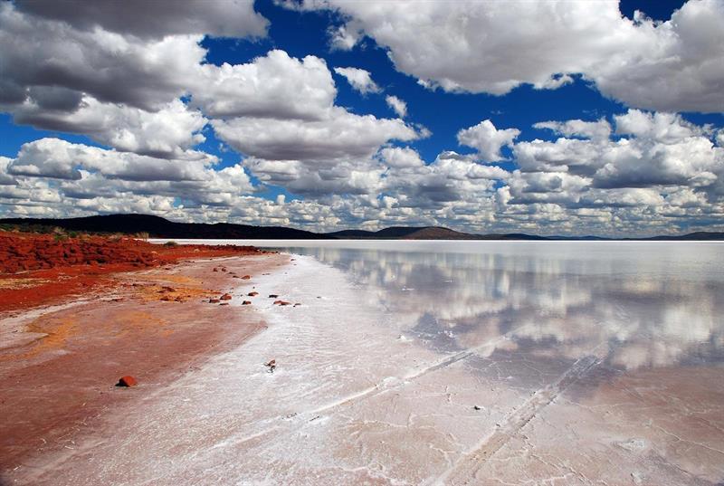 A partially dry Lake Gairdner - South Australia  photo copyright Mt Ive taken at Royal New Zealand Yacht Squadron and featuring the ACC class